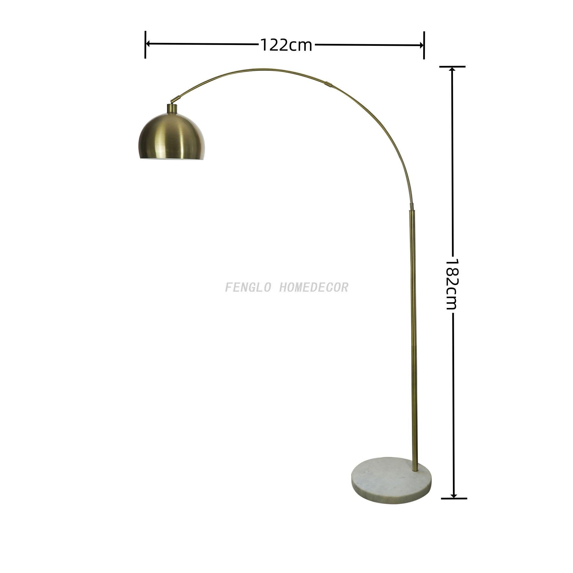 FL059FR MODERN ARC FLOOR LAMP from China manufacturer FENGLO